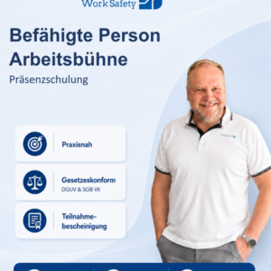 Befähigte Person für Arbeitsbühnen – Sachkunde Präsenzkurs für Hebebühnen