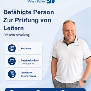 Befähigte Person zur Prüfung von Leitern und Tritten – Sachkunde Präsenzkurs