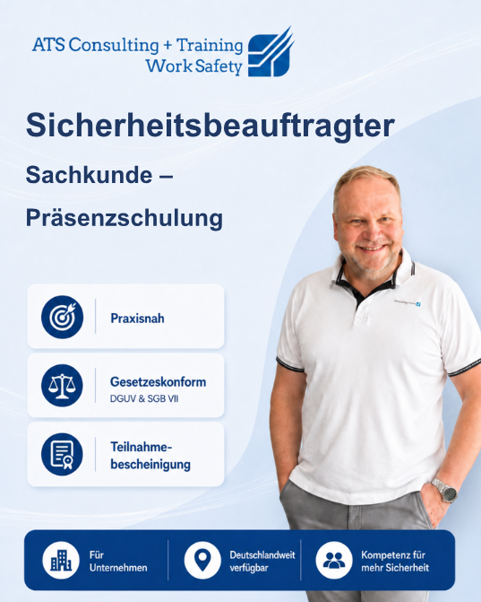 Sicherheitsbeauftragter Schulung – Sachkunde Präsenzkurs gemäß § 22 SGB VII