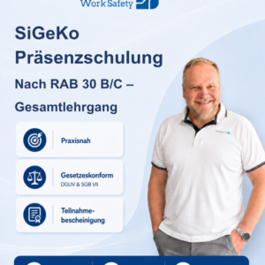 SiGeKo Präsenzschulung – Sicherheits- und Gesundheitsschutzkoordinator gemäß RAB 30 Anlage B und C