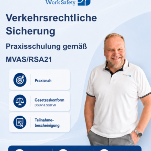 Verkehrsrechtliche Sicherung von Arbeitsstellen an Straßen – Präsenzseminar gemäß MVAS und RSA 21