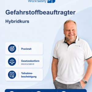 Gefahrstoffbeauftragter Schulung – Hybridkurs für betriebliches Gefahrstoffmanagement