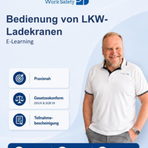 E-Learning - Bedienung für Kranalangen-Kranschein - (Brückenkrane / Hallenkrane, Portalkrane) - Start jederzeit möglich!