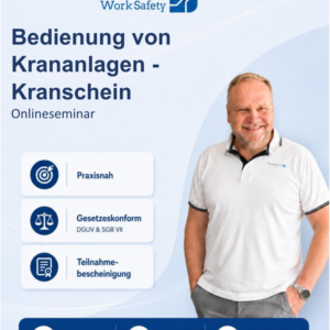 Bedienung für Kranalangen-Kranschein - (Brückenkrane / Hallenkrane, Portalkrane) - Onlineseminar am 04.11.2026