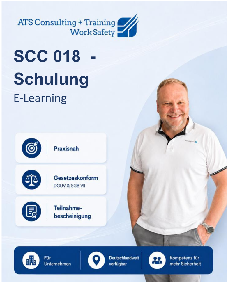 E-Learning - SCC 018 Schulung inkl. Prüfung und SCC-Zertifikat - Start jederzeit möglich!