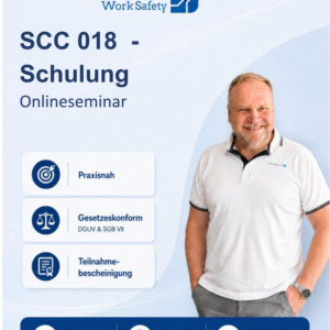 SCC 018-Schulung – Onlineseminar inkl. Prüfung und SCC-Zertifikat am 21.09.2026