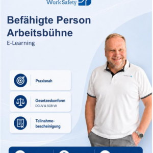 E-Learning - Befähigte Person für Arbeitsbühnen – Sachkunde Nachweis für Hebebühnen - Start jederzeit möglich!