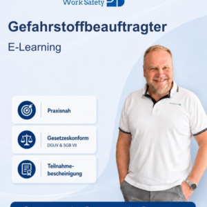 E-Learning - Gefahrstoffbeauftragter Schulung – für betriebliches Gefahrstoffmanagement - Start jederzeit möglich!