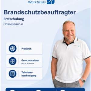 Brandschutzbeauftragter Erstschulung – Onlineseminar mit Zertifikat vom 18.05.2027 - 21.06.2026